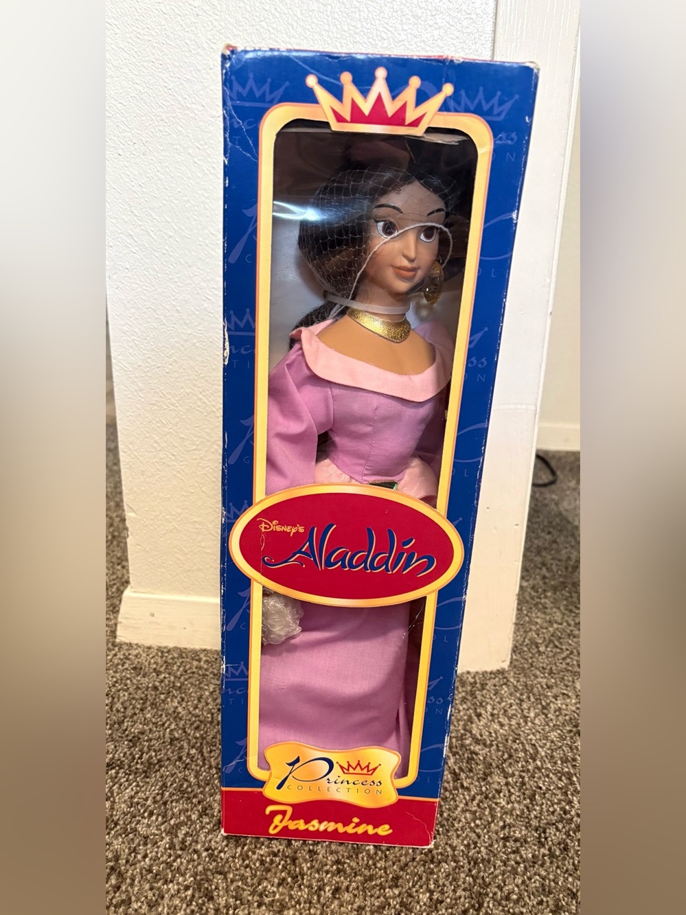 Jasmine Doll 16" Disney's Aladdin Princess Collection Crafted Porcelain
